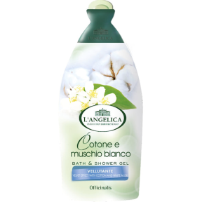 Гель-піна для душу L'angelica Bath & Shower Coton бавовна і білий мускус 500 мл 