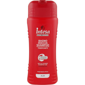 Гель-Шампунь 2в1 для тела и волос мужской Intesa Classic Red Aloe Shampoo Gel с ароматом Алоэ 500 мл.