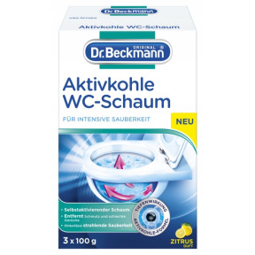 Чистящая пена для унитаза Dr. Beckmann Aktivkohle Wc-Schaum 3 x 100 гр