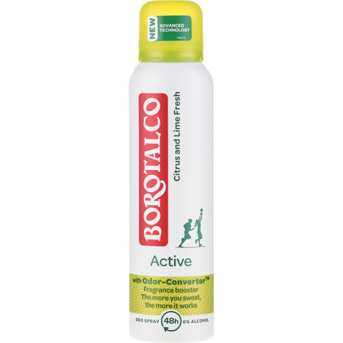 Дезодорант-спрей Borotalco Deo Spray Attivo Citrus and Lime fresh 150 мл