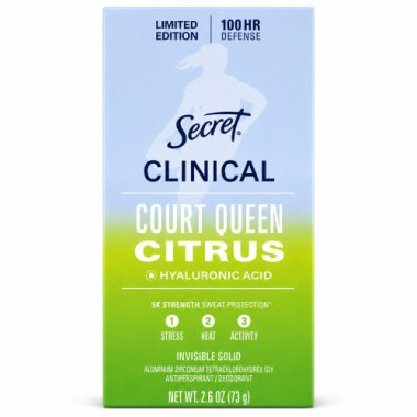 Жіночий антиперспірант Secret Clinical Court Queen Citrus з гіалуроновою кислотою, 73 г