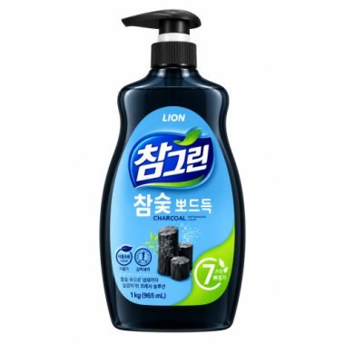 Концентрований засіб для миття посуду Chamgreen Charcoal Squeaky-Clean з деревним вугіллям, 965 мл
