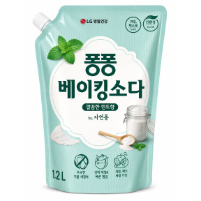 Засіб для миття посуду Pong Pong Baking Soda з харчовою содою та ароматом м’яти, 1,2 л