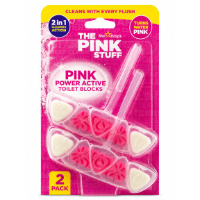 Блоки для унітазу The Pink Stuff Power Active Toilet Blocks, 2 шт × 40 г