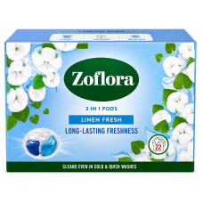 Капсули для прання Zoflora 3 in 1 Pods Linen Fresh, 22 шт