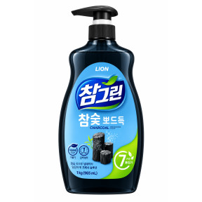 Концентрований засіб для миття посуду Chamgreen Charcoal Squeaky-Clean з деревним вугіллям, 965 мл