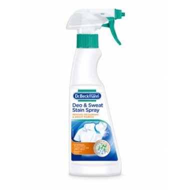 Спрей-пятновыводитель Dr. Beckmann Deo & Sweat Stain Spray от пятен дезодоранта и пота, 250 мл
