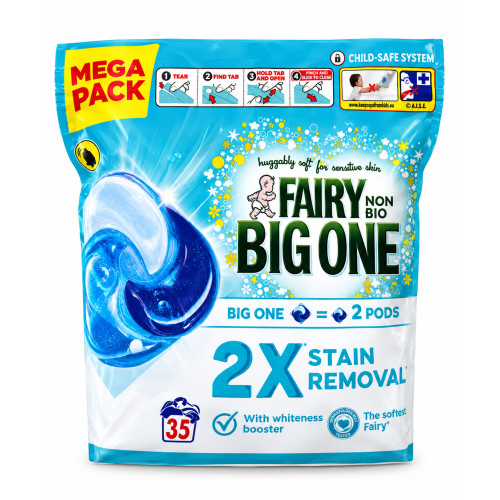 Капсули для прання Fairy Non Bio Big One для чутливої шкіри, 35 шт