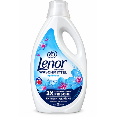 Універсальний гель для прання Lenor Universal Waschmittel Aprilfrisch, 40 прань, 1,8 л