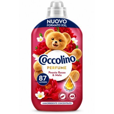 Концентрований кондиціонер для білизни Coccolino Perfume Peonia Rossa & Mela, 87 прань
