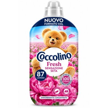 Концентрований кондиціонер для білизни Coccolino Fresh Sensazione Seta, 87 прань