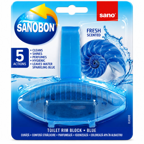Підвісний блок для унітазу Sano Sanobon Fresh Scented Blue, 55 г
