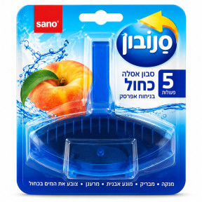 Подвесной блок для унитаза Sano Sanobon Blue с ароматом лимона, 55 г