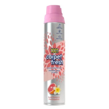 Піна для нейтралізації запахів для килимів та оббивки 1001 Carpet Fresh Exotic Flowers & Pink Grapefruit, 300 мл