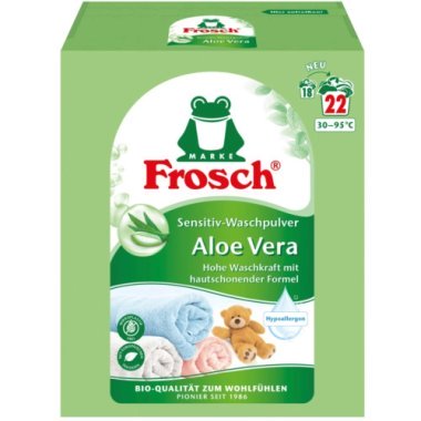 Пральний порошок Frosch Колор Алое Вера, 1450 г