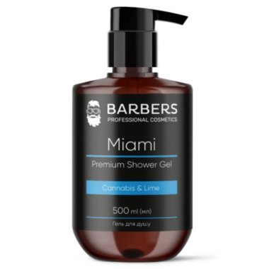 Гель для душу Barbers Miami, 500 мл