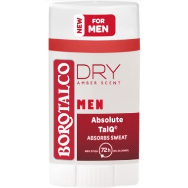 Дезодорант стик Borotalco DRY Men Absolute TalQ, 40 мл